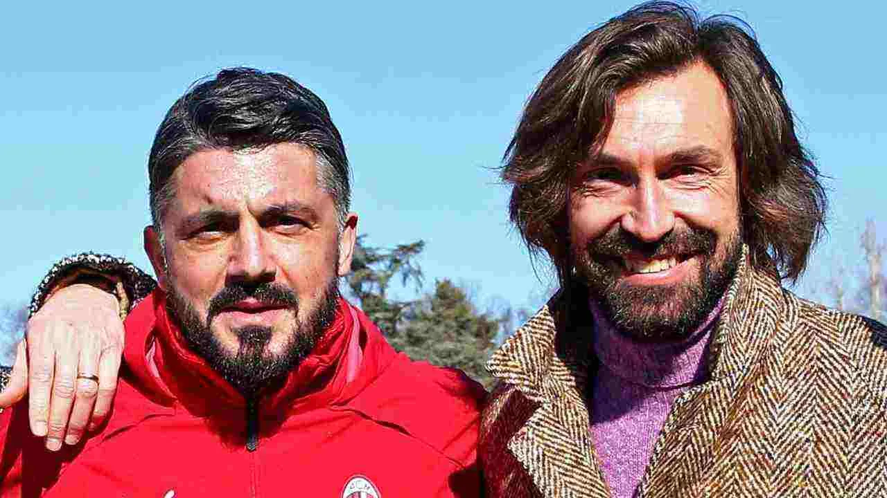 Pirlo e la lumaca di Gattuso: “Era enorme, dopo voleva picchiare tutti…”