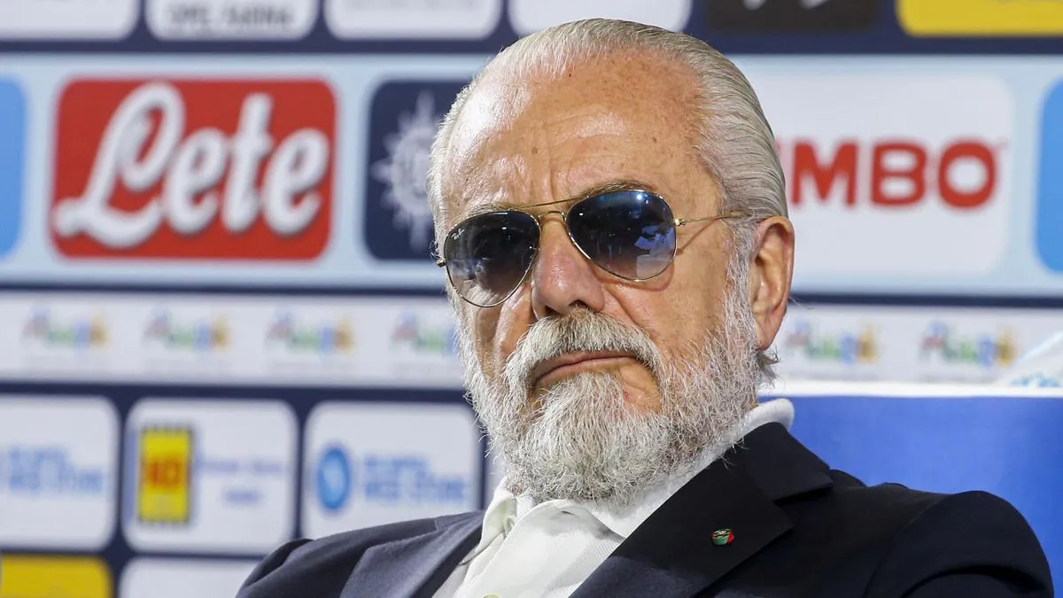 De Laurentiis tuona: “Non si può vincere sempre, se non con imbrogli…”