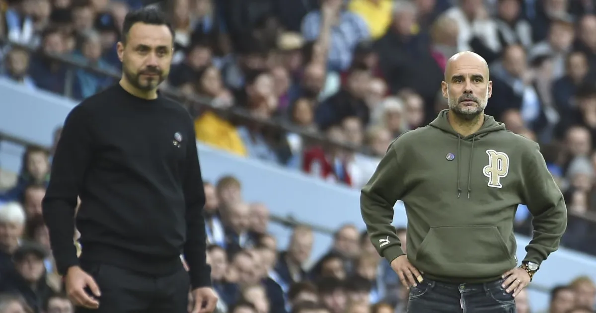 De Zerbi e il primo incontro con Guardiola: “Eravamo nel suo ufficio, c’era anche Gattuso...